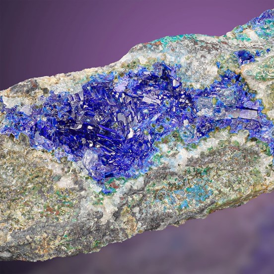 Linarite-Mammoth-Saint Anthony Mine | Tiger | Mammoth | Pinal Co. | Arizona | USA
